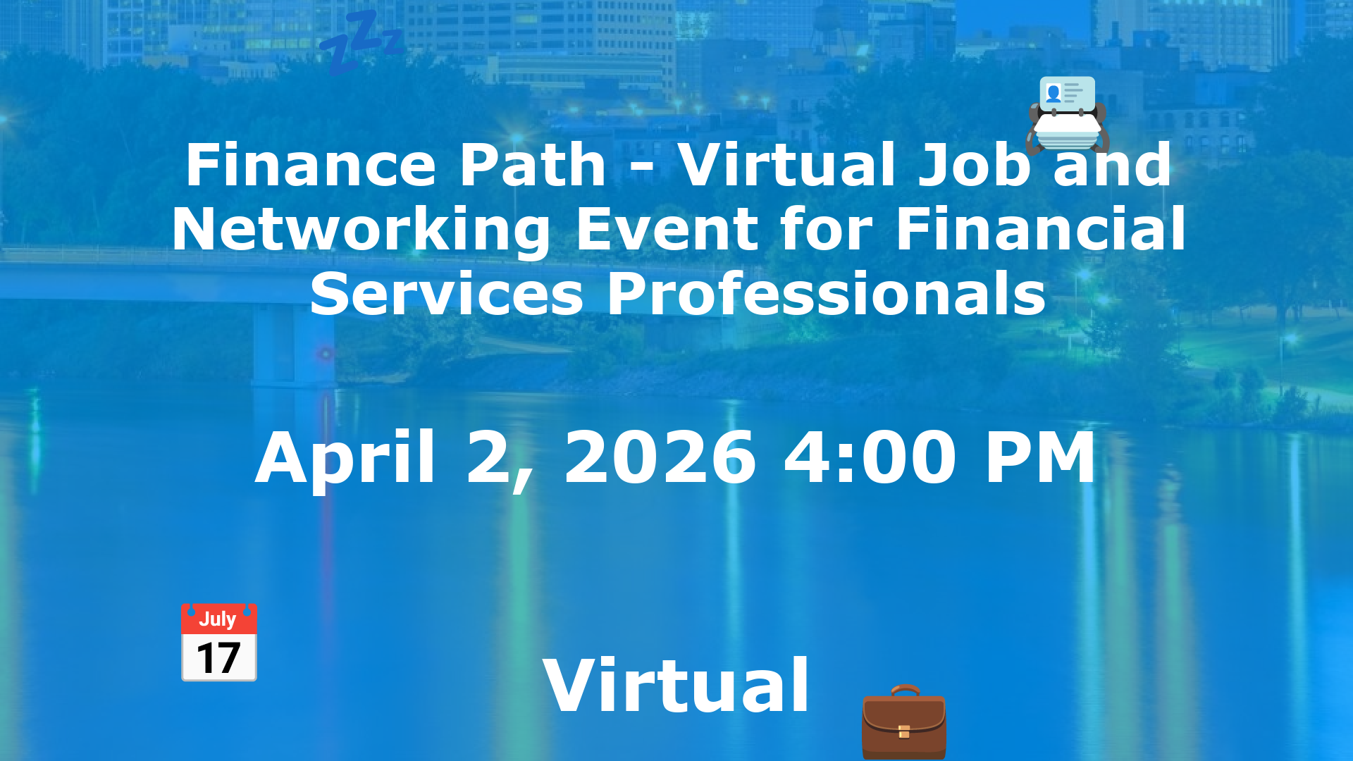 Finance Path - Virtual Job and Networking Event for Financial Services Professionals event image